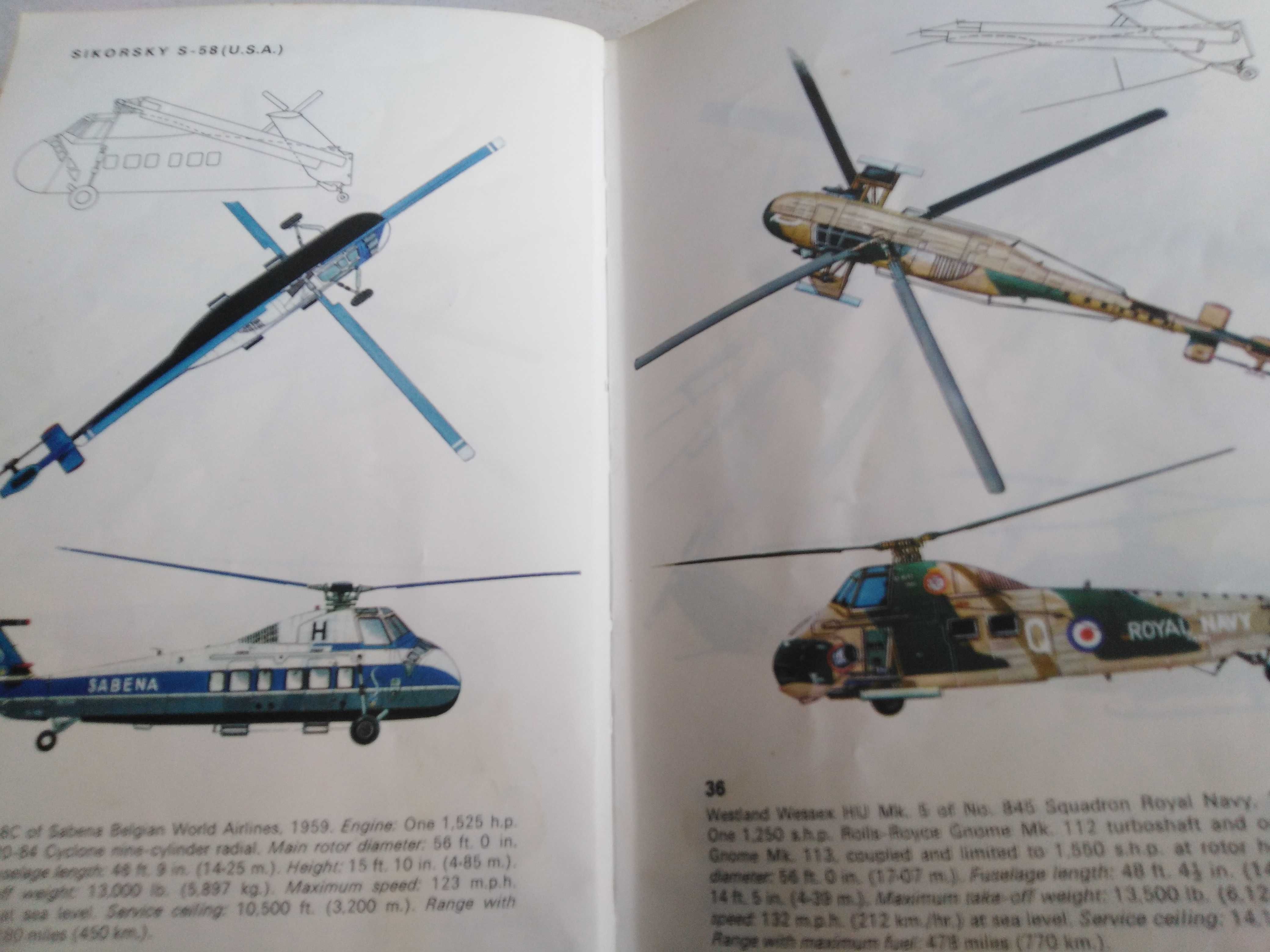 Livro sobre Helicópteros.