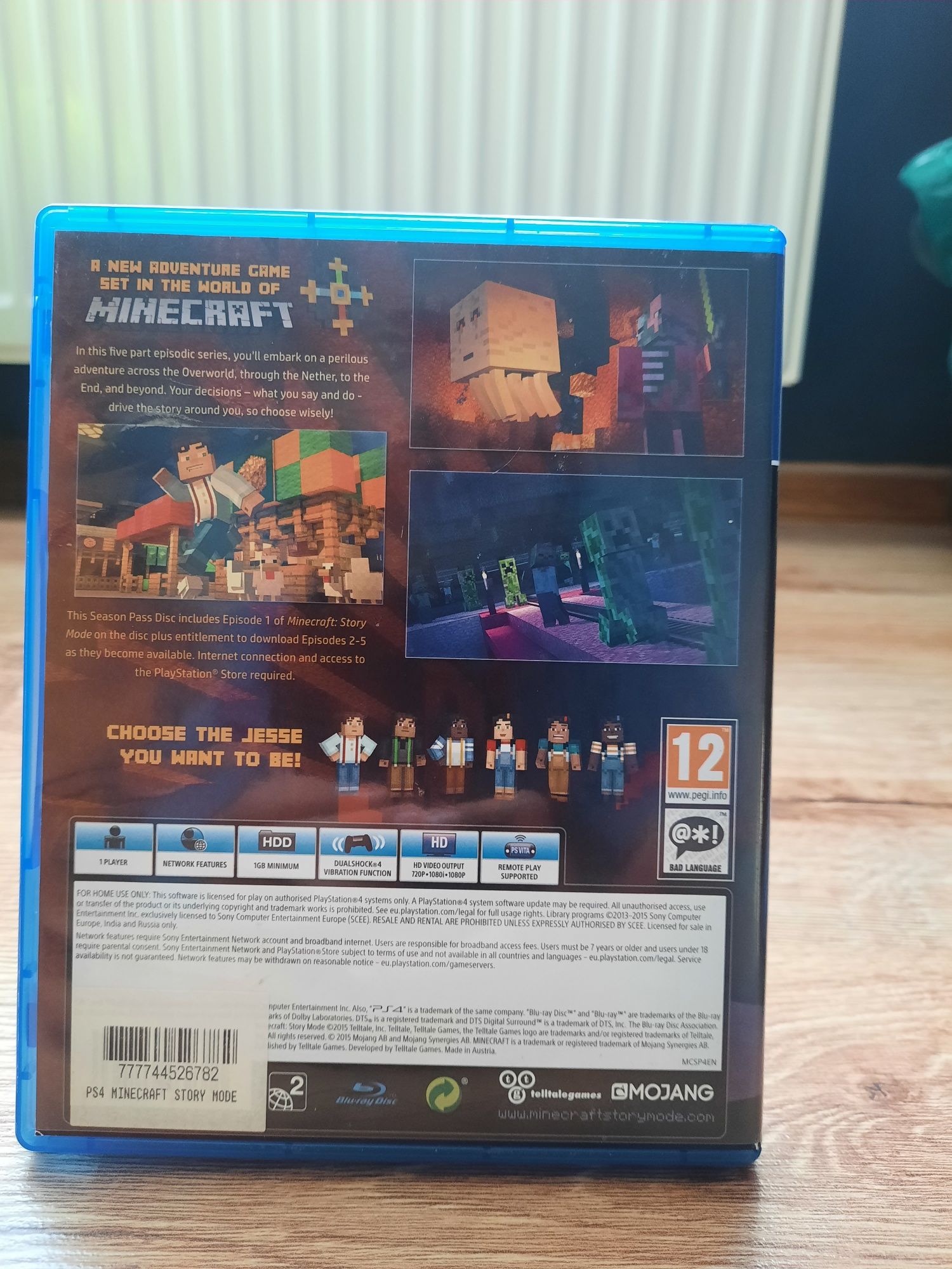 Gra Minecraft Story mode ps4