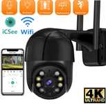 Ip wifi ICsee чорна Камера відеонагляду слідкування уличная ptz