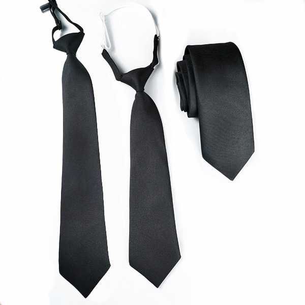 Краватка на резинці чорна косплей аніме шкільна форма на реміці бантик