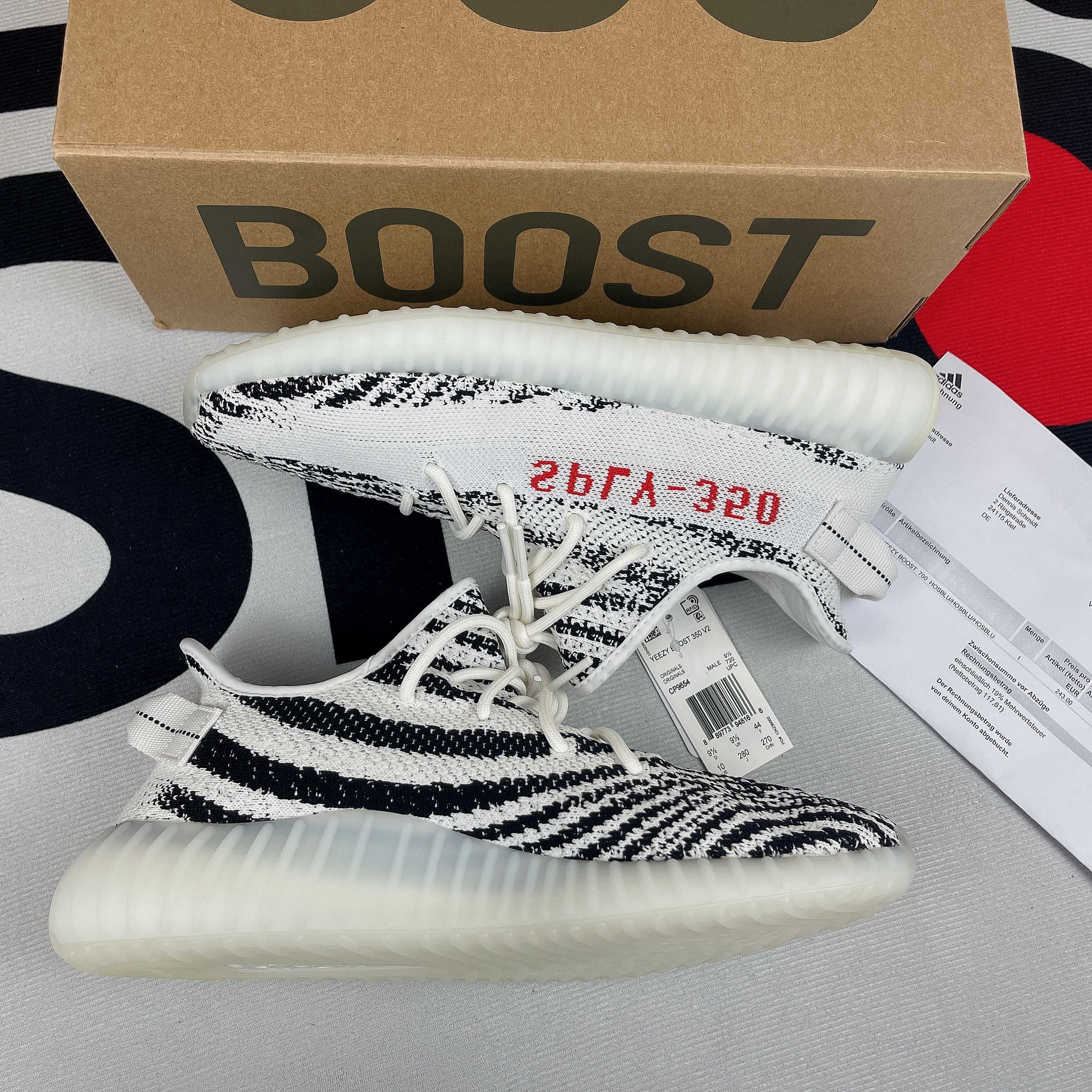 Buty Adidas & Yeezy 350 V2 Zebra (Rozm. 36-48)