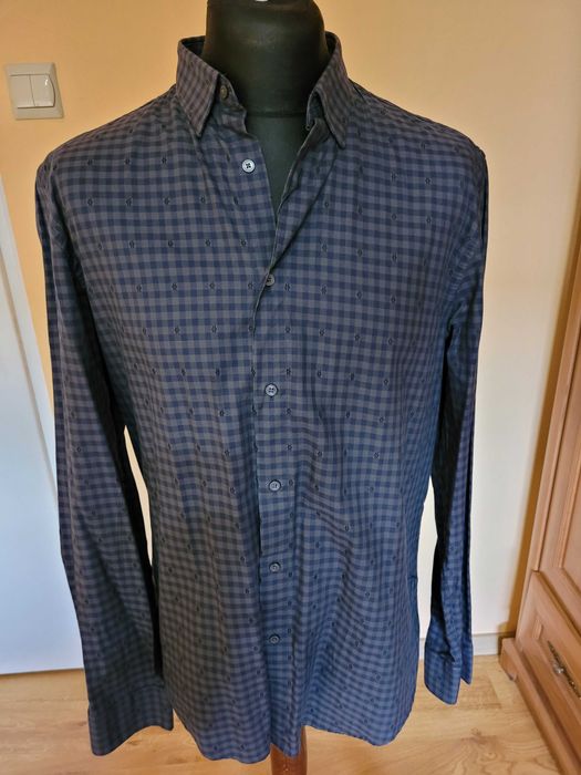 Koszula w Kratę z delikatnym wzorem od ZARA, LIMITOWANA EDYCJA.