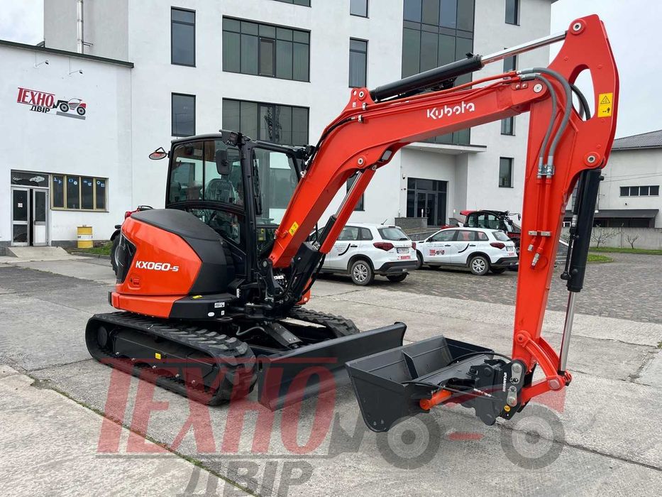 Міні-екскаватор Kubota KX 060-5 KGLS2 НОВИЙ (JCB, Yanmar)