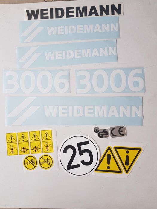 Naklejki weidemann 3110 d/p 3006