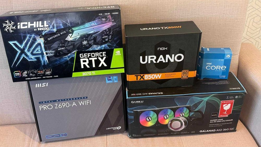 PC Gamer i7-12700K + RTX 3070 Ti + 16GB DDR5 6000MHz - Pronto a Usar!