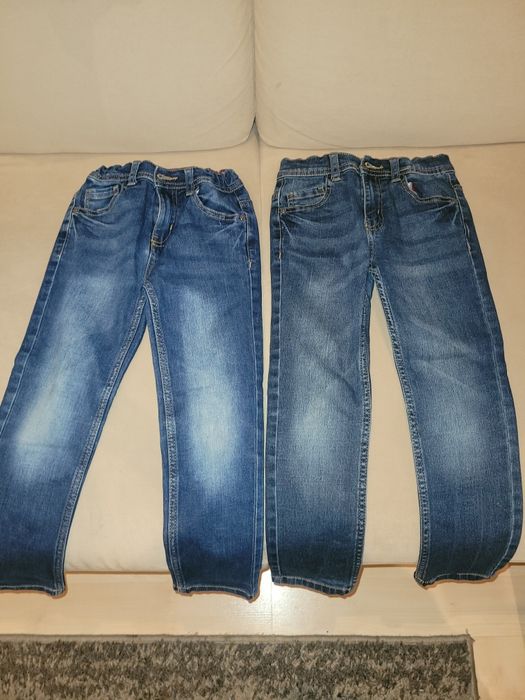 Jeansy rozmiar 122