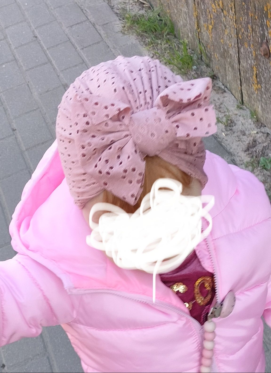 Nowa Czapka na lato dla dziewczynki turban r.74/80