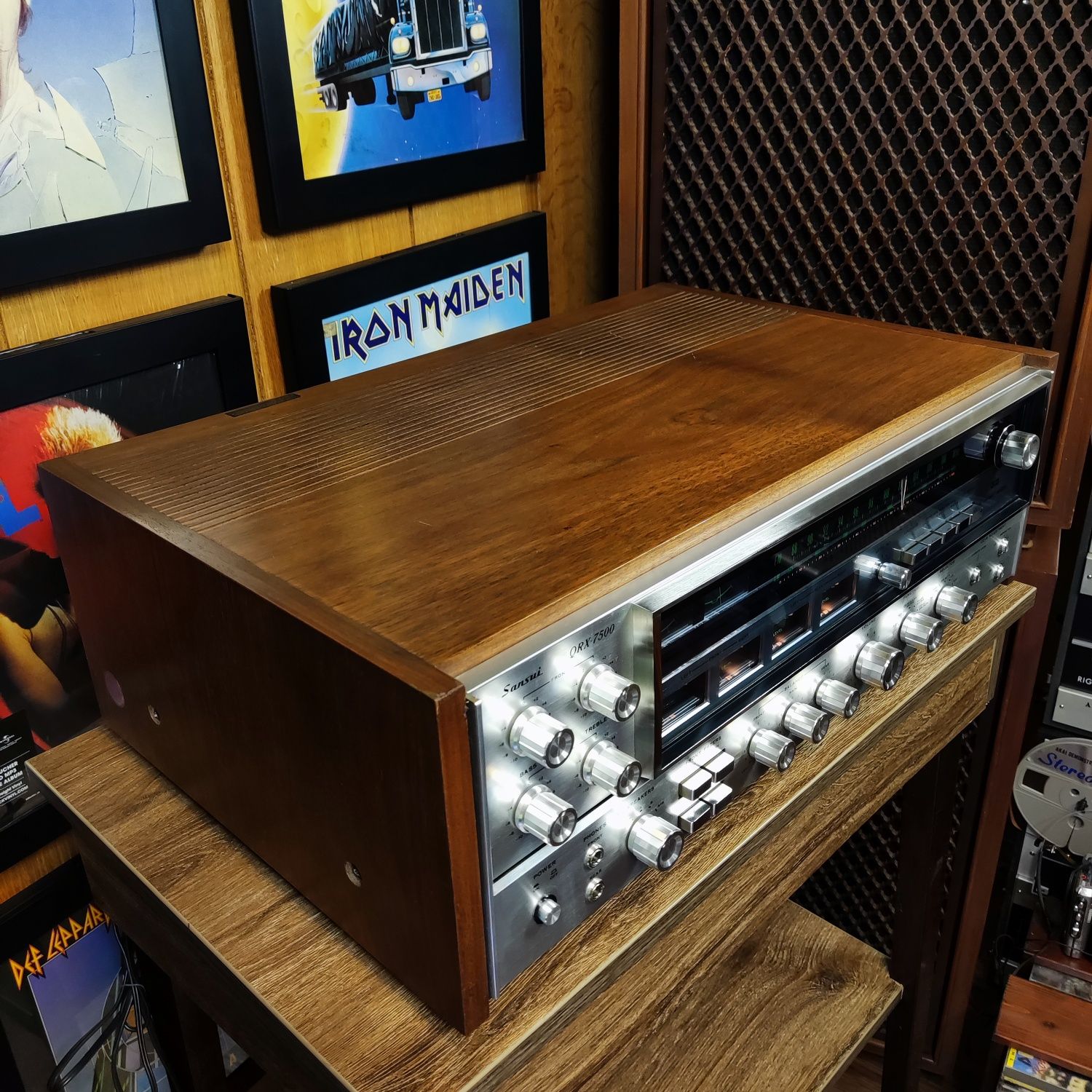 Amplituner Sansui QRX-7500 4-channel QS receiver Vintage