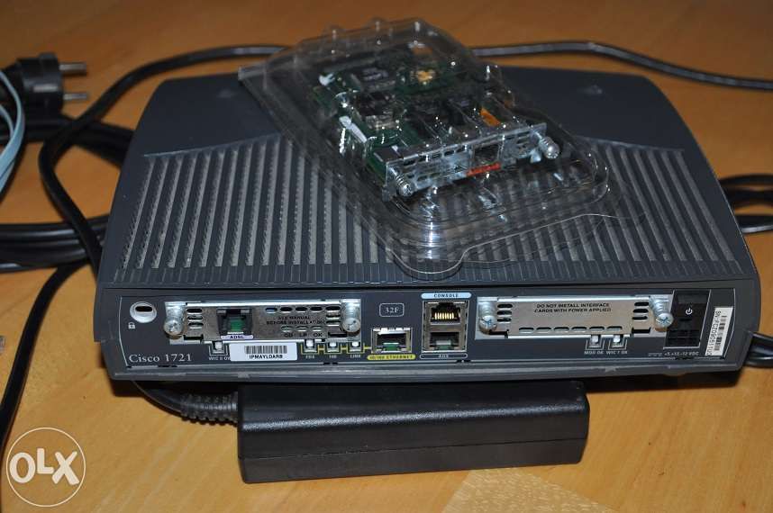 Router cisco 1721 + wic adsl + wic isdn - LAB CCNA