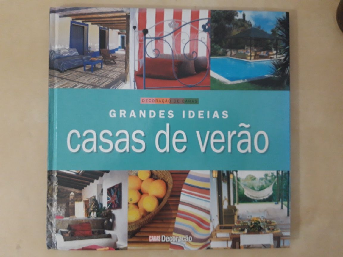 5 livros Colecção Decoração de Caras GRANDES IDEIAS