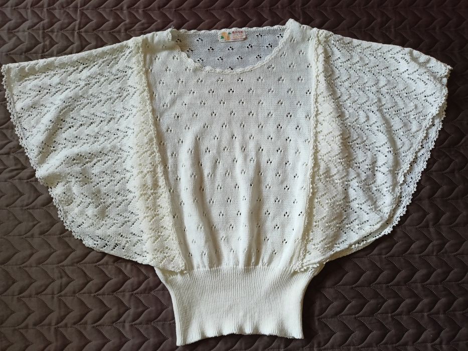 Ażurowy sweter, boho