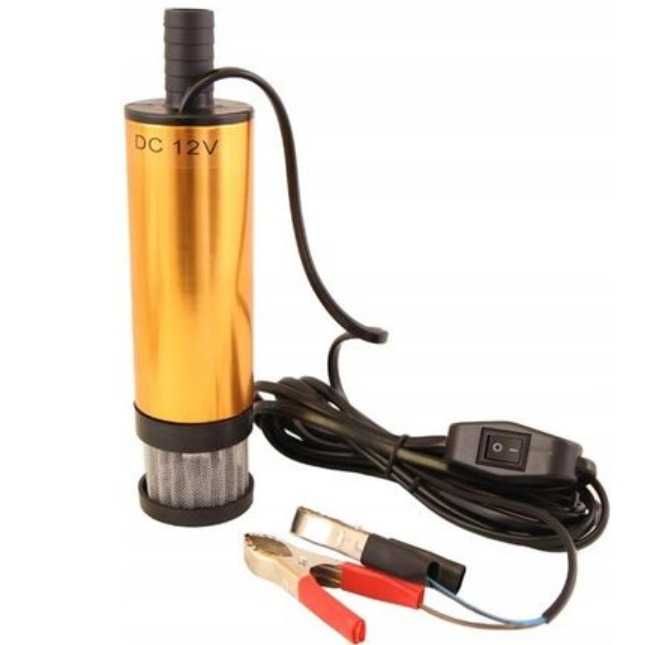 Elektryczna pompka do spuszczania paliwa ropy oleju wody 24V pompa