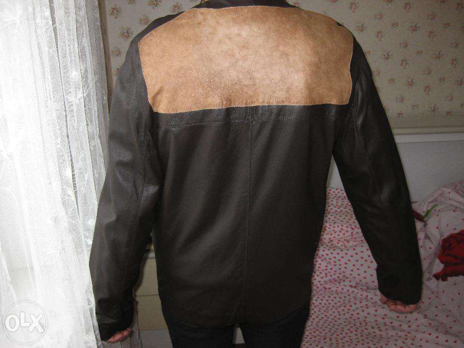 Кожаная куртка,50-54р.СТИЛЬНАЯ,НОВАЯ,ТУРЦИЯ.ТОРГ. Цена 4500 грн.