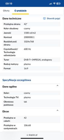 Telewizor LG 42PQ3000