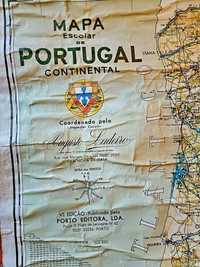 Mapa Portugal Escolar, 1962