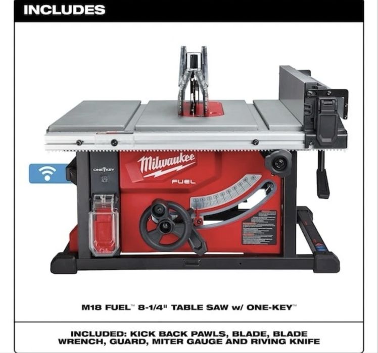 Пила настільно-циркулярна акумуляторна MILWAUKEE, M18 2736-20 FTS210-0