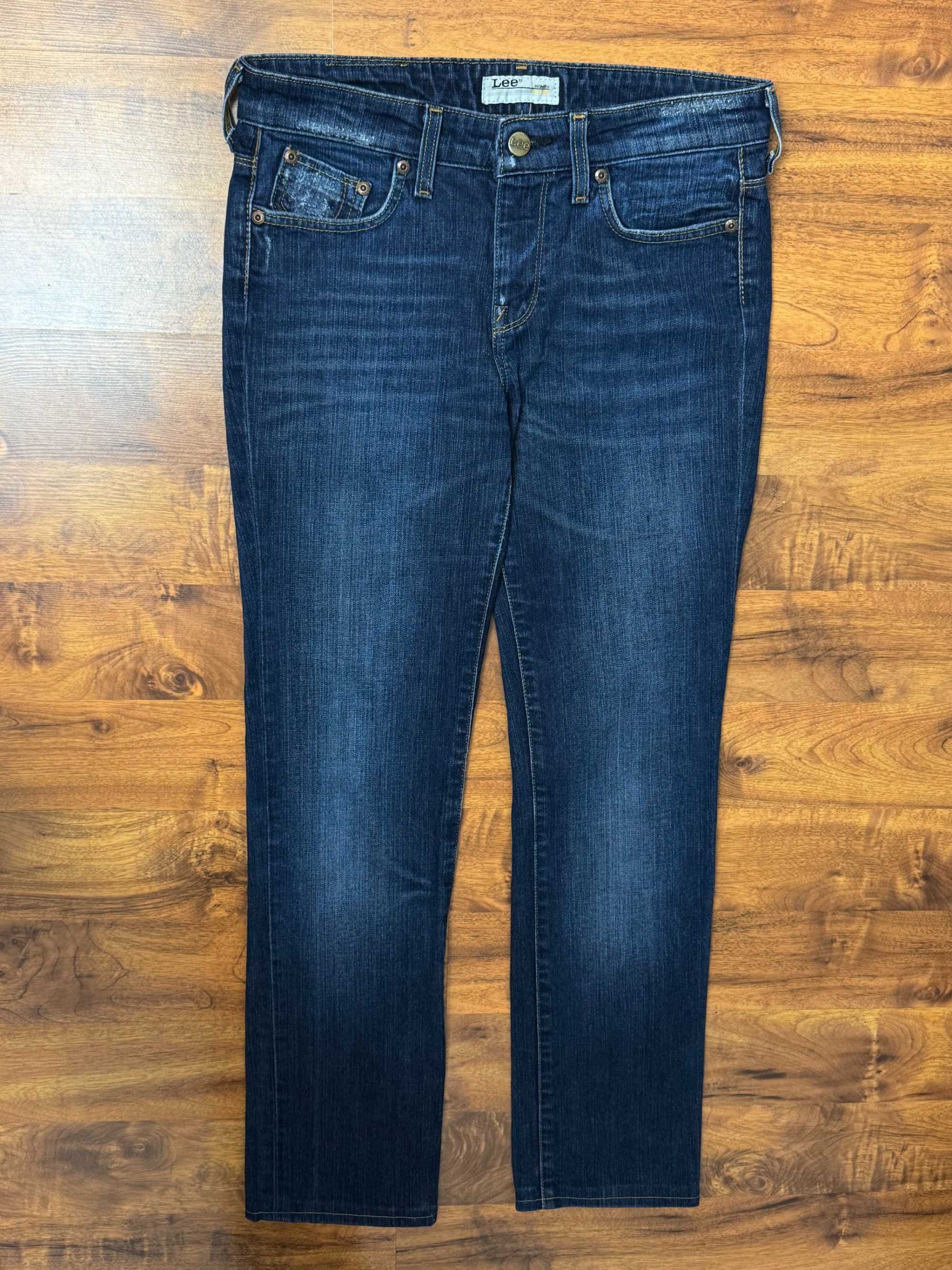 Spodnie jeansowe proste straight jeansy rice Lee rozmiar W26 L33 S