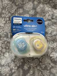 Philips Avent Ultra Air 0-6 m ортодонтична 1+1=2 шт