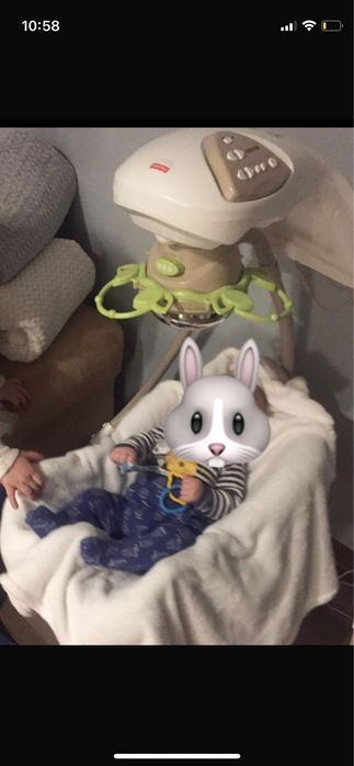 Bujaczek Huśtawka Fisher Fisher-Price Forest obrotowa dzwięk bujanie