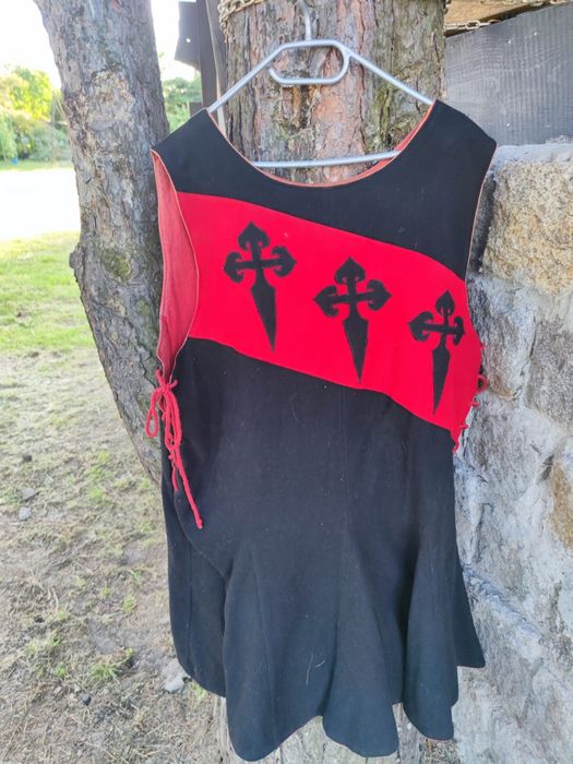 Tunika na zbroję wełniana rycerz L-XL średniowiecze