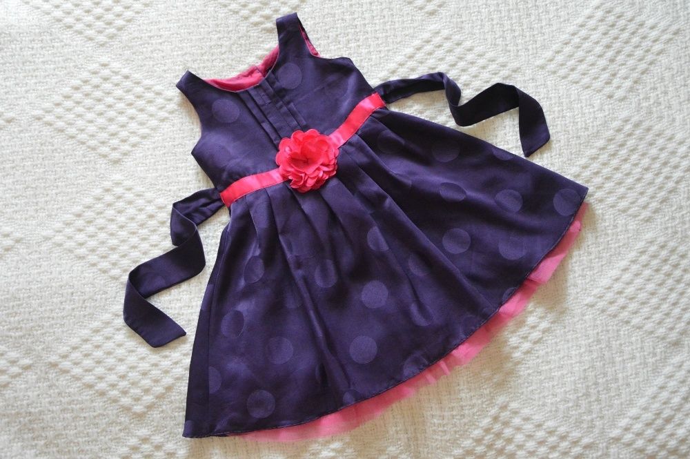 нарядна сукня / нарядное платье фиолетовое, розовое