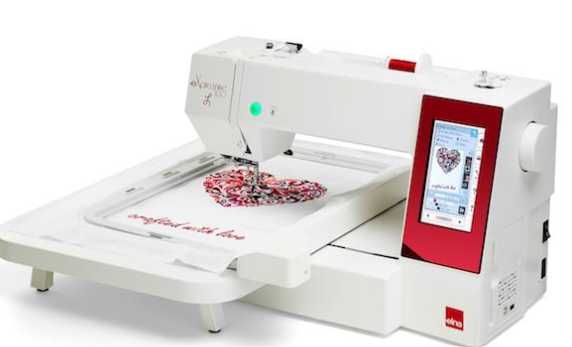 Máquina de Bordar Elna 830L Nova