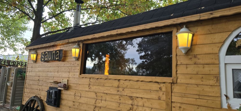 sauna-jacuzzi Turawa-komfortowy glamping