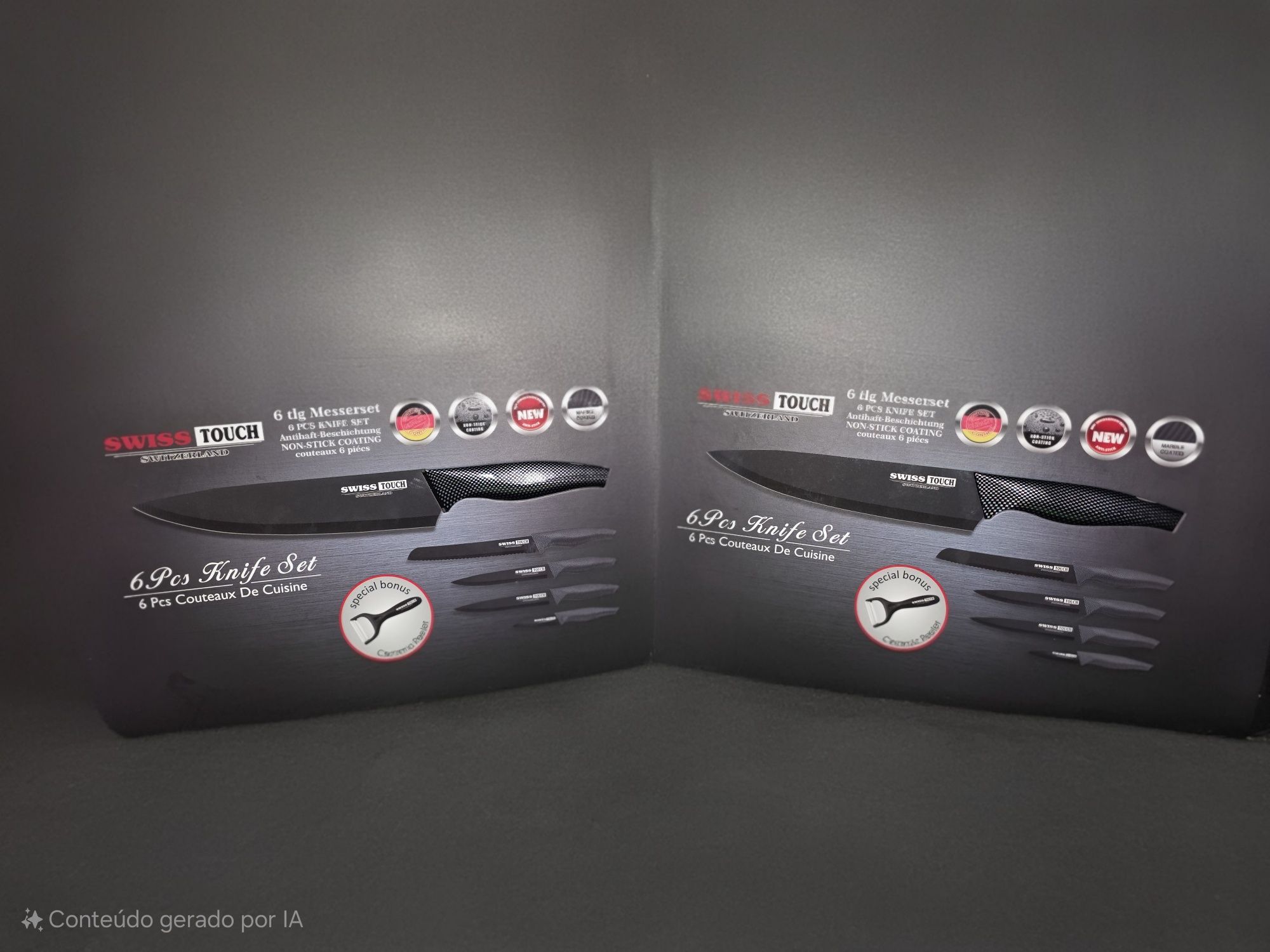 Conjuntos de facas da marca SWISS TOUCH