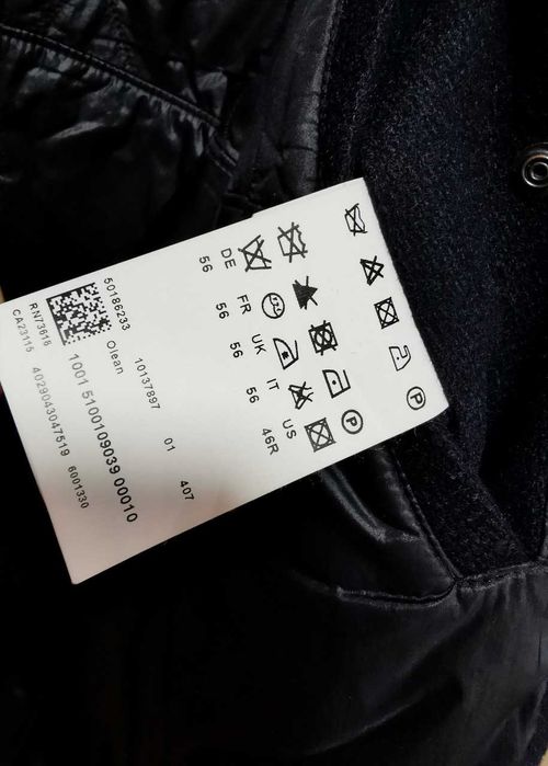 Бушлат пальто зимнее Hugo Boss Orange шерсть XL insulated thermore
