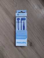 Słuchawki dokanałowe PHILIPS TAE1105BL/00 Niebieskie - nowe