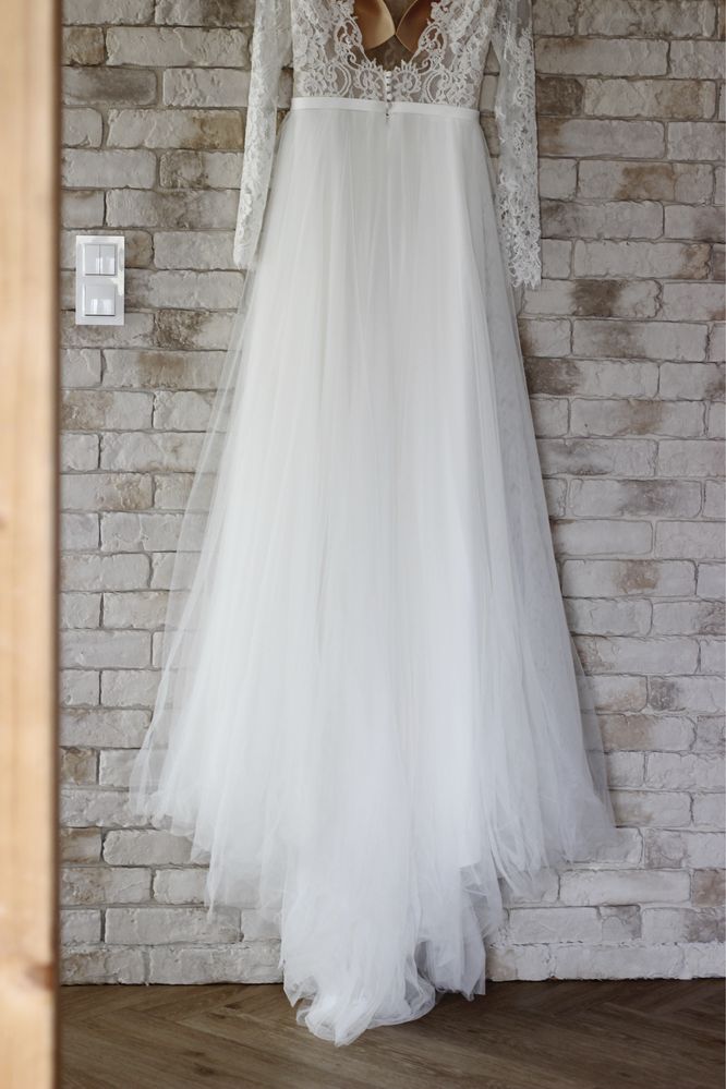 NOWA suknia ślubna romantic/boho