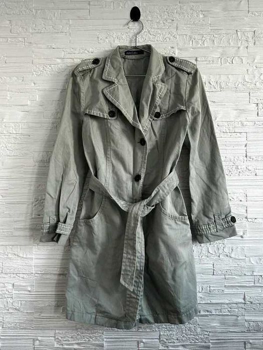 Trencz Marc Cain M / szary / klasyczny elegancki look