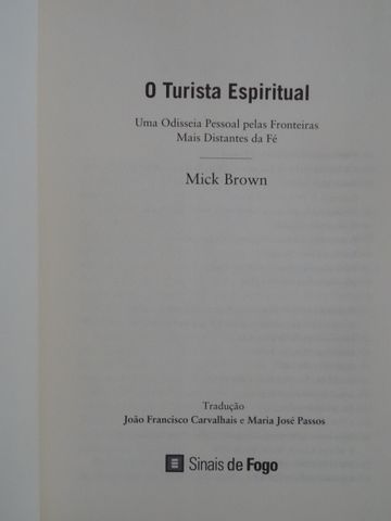 O Turista Espiritual de Mick Brown