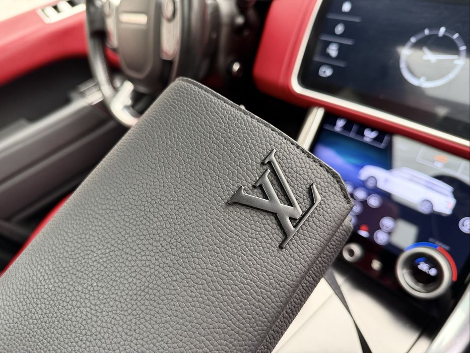 Louis Vuitton Fastline сумка мужская маленькая черная кожаная оригинал