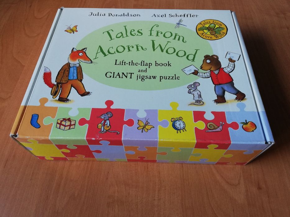 Książeczka i puzzle po angielsku - Tales from Acorn Wood