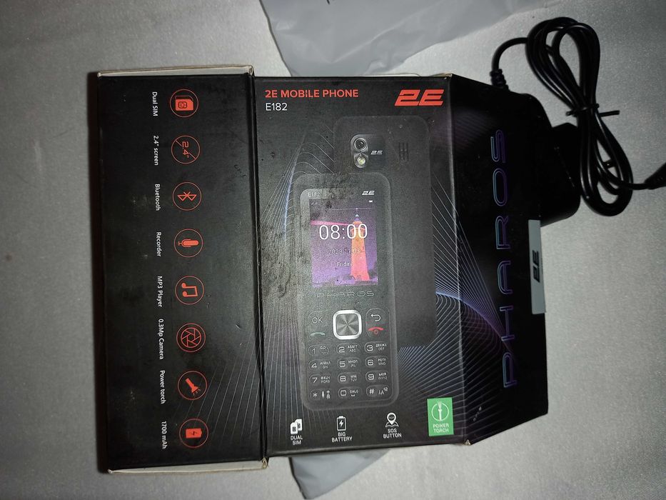 Мобільний телефон 2E E182 Dual Sim Black