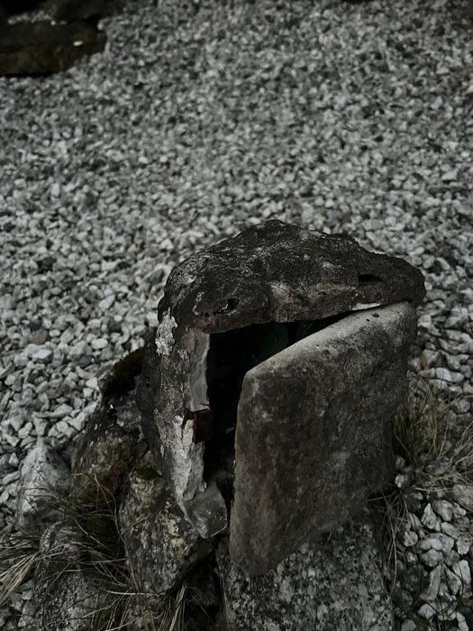 Ozdobny kamien z gniazdkami do ogrodu