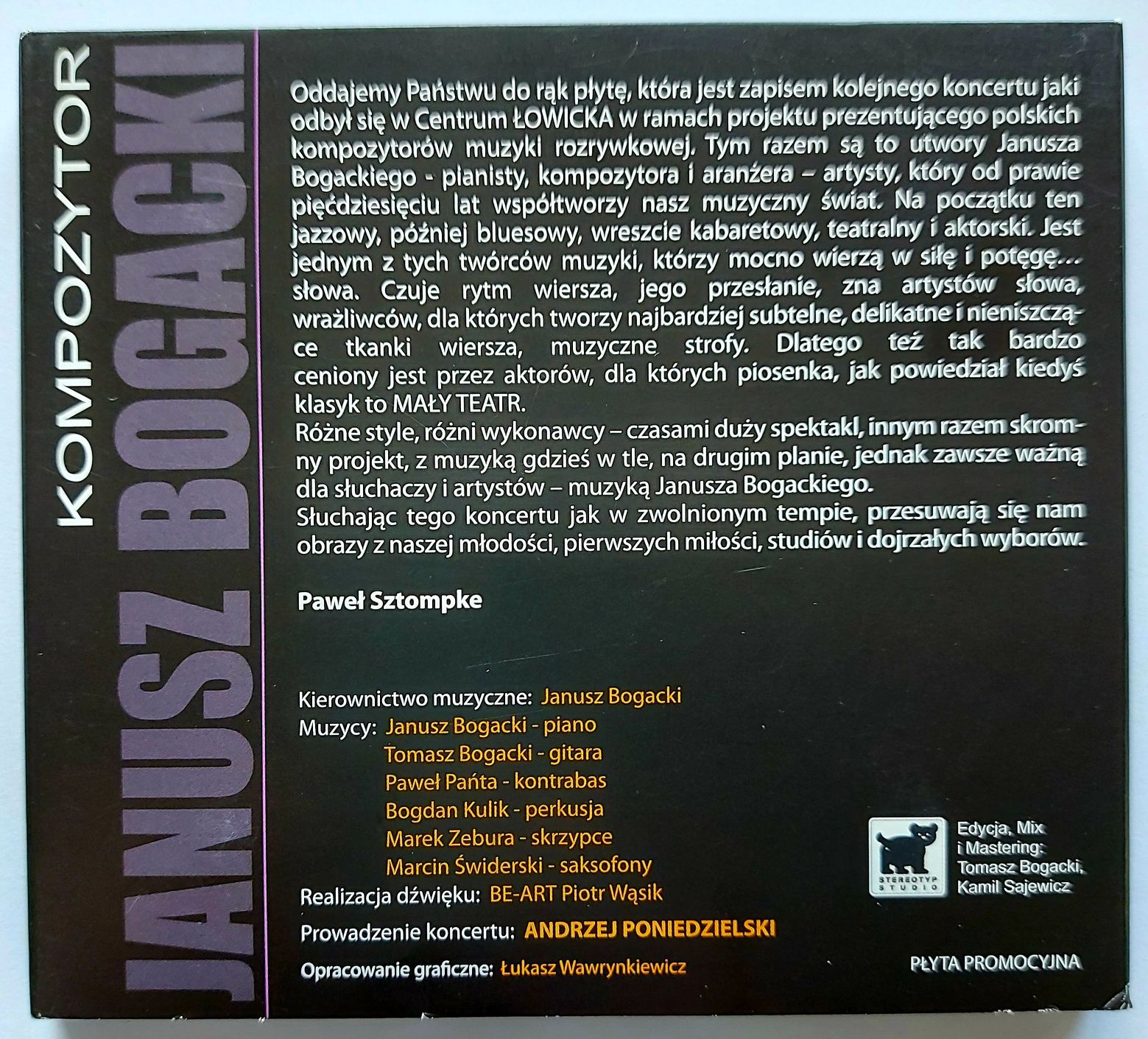 Janusz Bogacki Kompozytor Piosenki 2CD