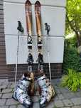 Zestaw narciarski narty volke Attiva R1 + buty Lowa XC 5 wkladka  270-