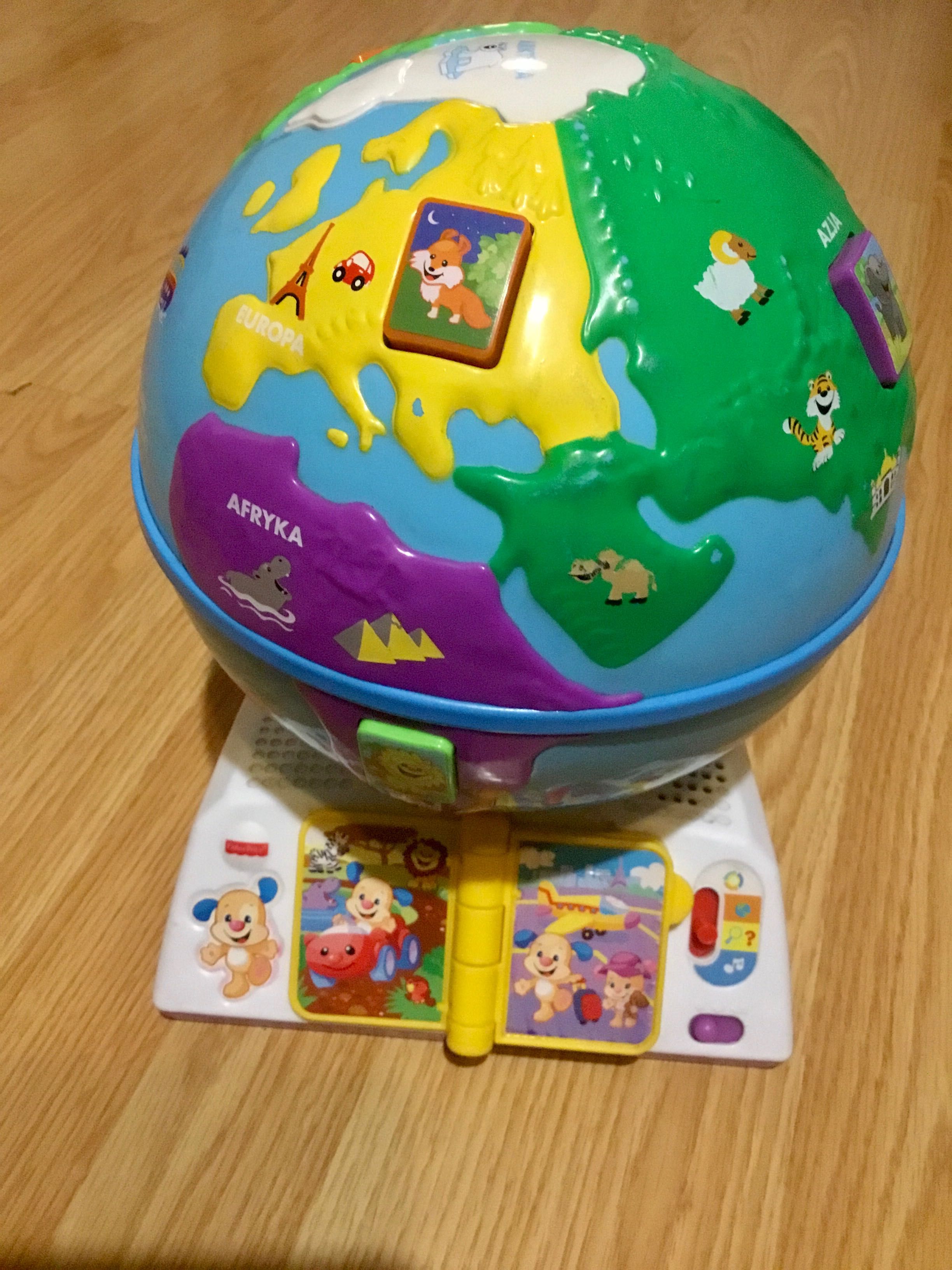 Rewelacyjny interaktywny FISHER-PRICE Edukacyjny Globus Odkrywcy