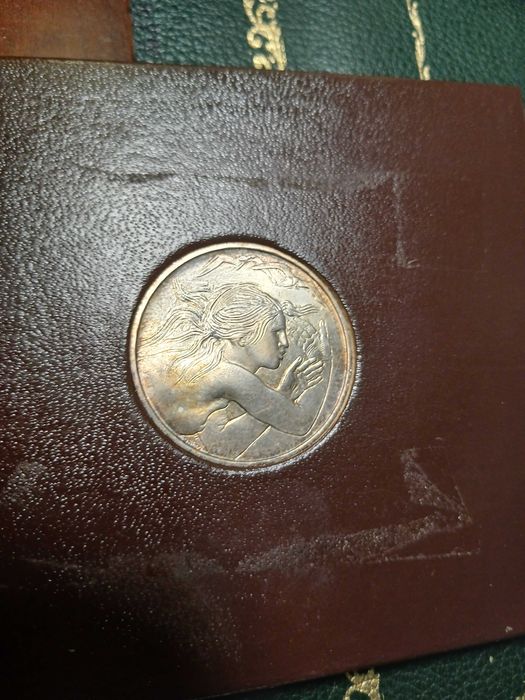 Сан-Марино 1000 лир 1979г. ЕС серебро редкая банковская комплектация