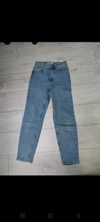 Spodnie jeansowe mom fit xs 34