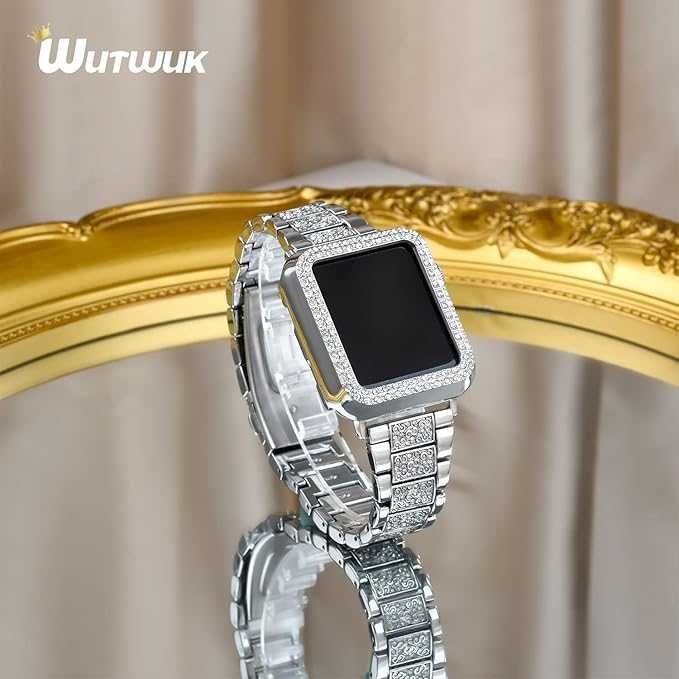 Wutwuk bransoleta Z DIAMENTAMi Apple Watch SE2 9/8/7/6/5/4 38/40/41mm