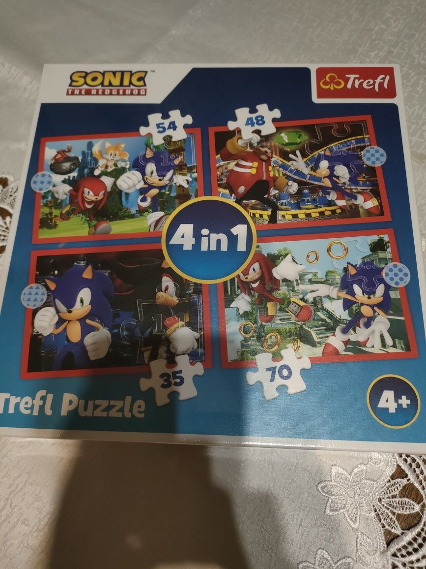 Puzzle trefl 4w1 sonic