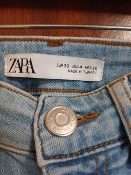 Calça de ganga ma5ca Zara tam 36