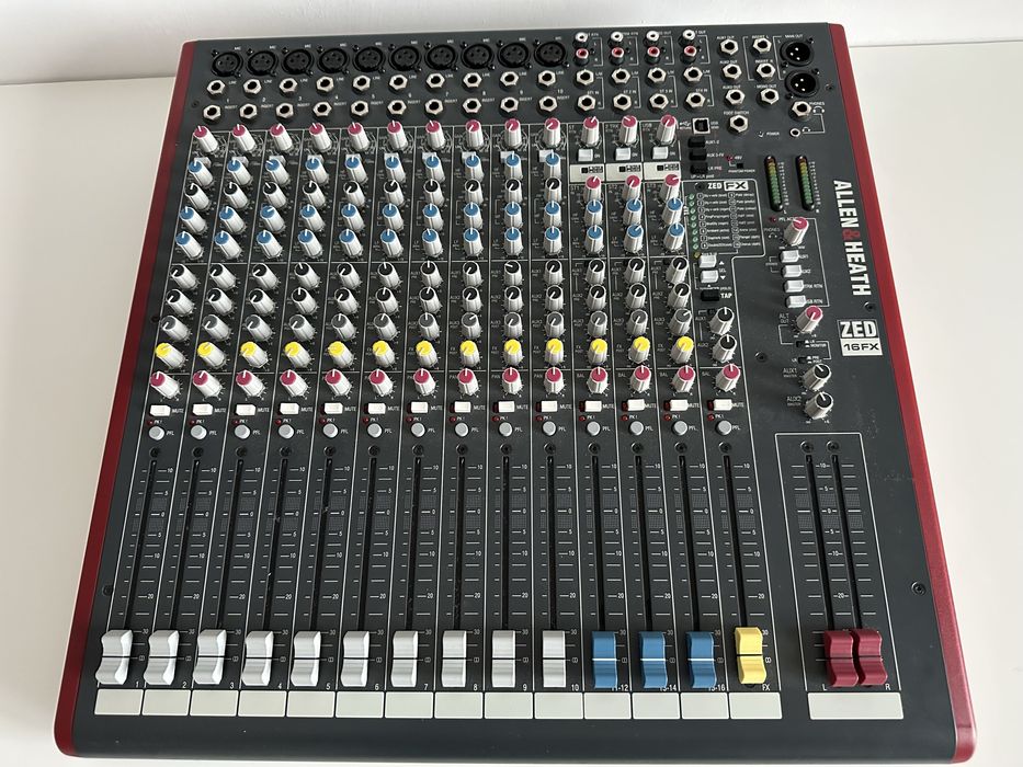Allen & Heath ZED-16FX - Mikser Audio z USB + Prof Case. Stan idealny!
