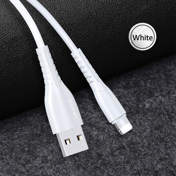 Kabel USAMS U35 Lightning 2A Fast Charge 1M - White