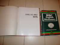 Dicionário de inglês e livro de 1975