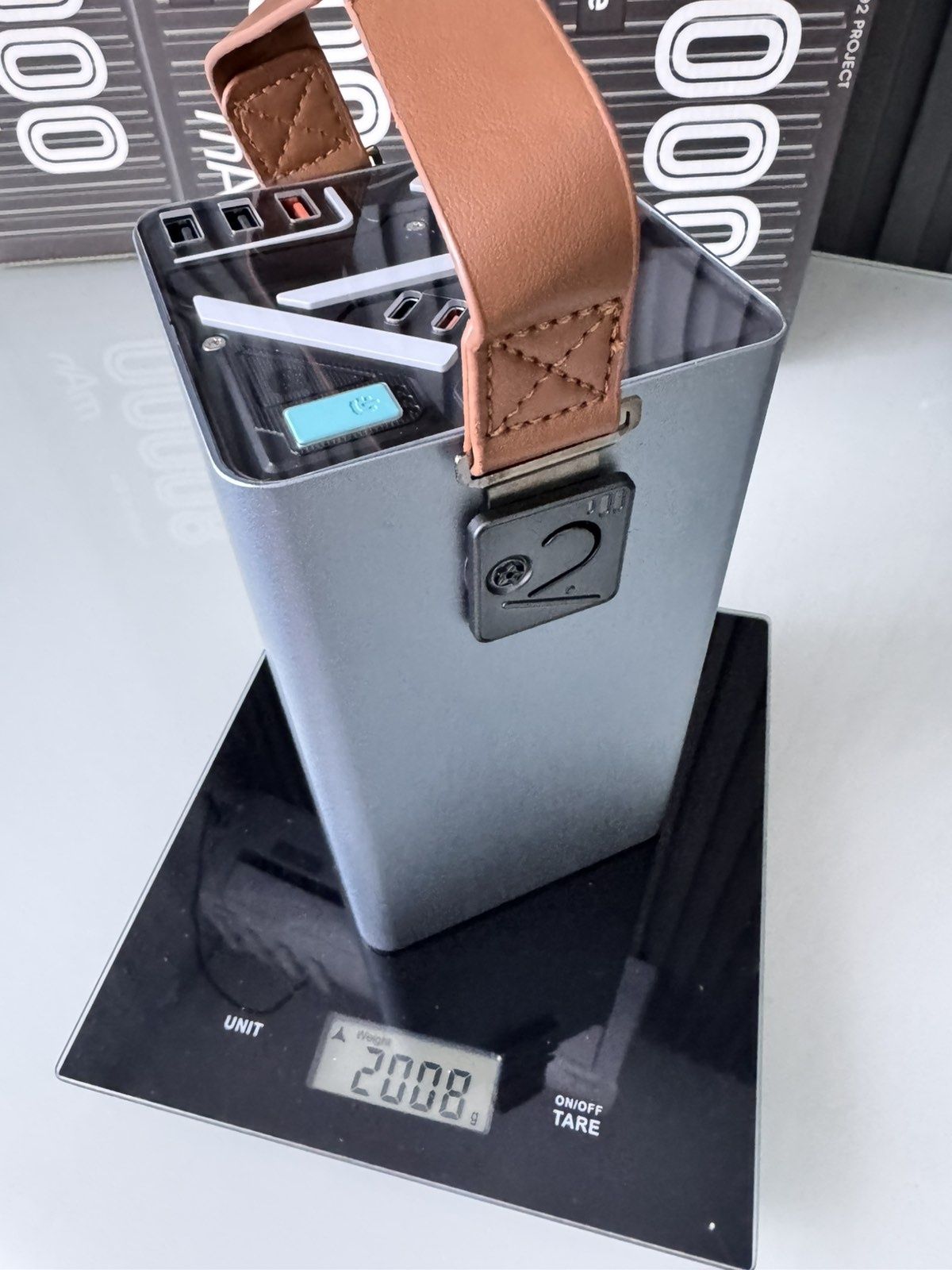 Power Bank O2 Project PRO 80000mAh 100W+QC3.0+кабель