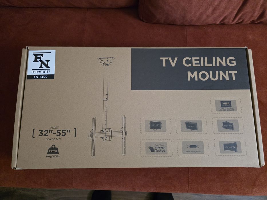 Uchwyt tv sufitowy FN T400 Fiber Novelty
